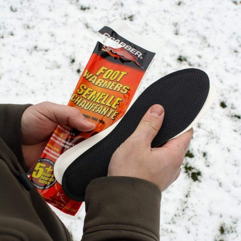 Grabber Insole Foot Warmers - Long Lasting Safe Natural Odorless Air Activated Warmers - Up to 5 Hours of Heat - 30 Pair - Medium/Large - Image 3